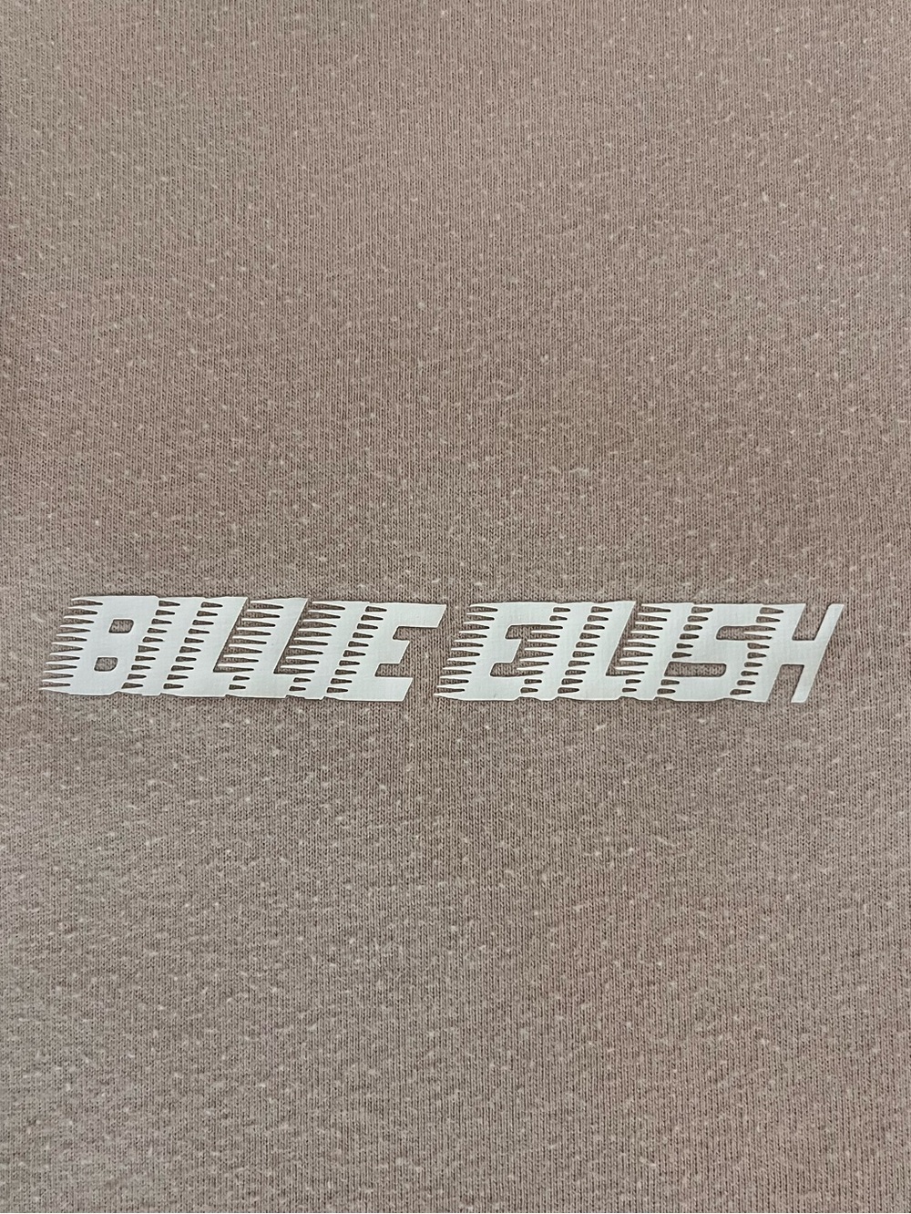 Uniqlo Billie Eilish Logo Tee in Light Tan
